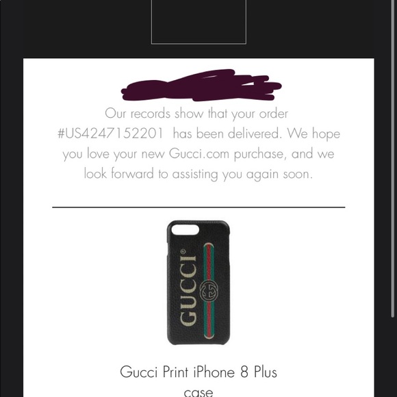 Authentic Gucci IPhone 8 Plus Case - Picture 4 of 5